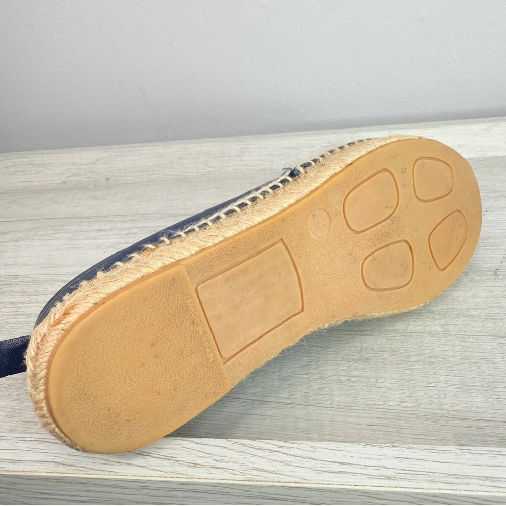 Like New! Patricia Green Lynn blue leather espadrilles size 6 - Picture 8 of 13